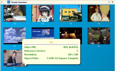DVBAnalyzer: DVB-H - Thumbs
