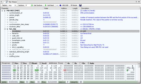 DVBAnalyzer: Hex Viewer - MIP