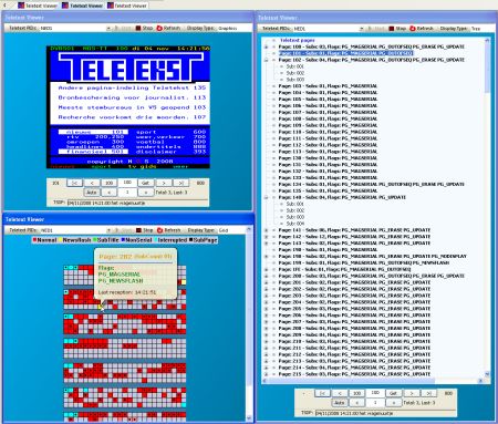 DVBAnalyzer: Teletext Viewer