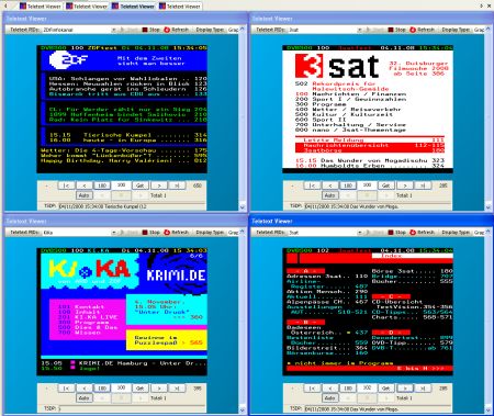 DVBAnalyzer: Teletext Viewer - 4x