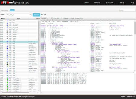 DVBMonitor: Hex Viewer