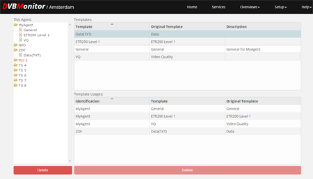 DVBMonitor: Template Usage