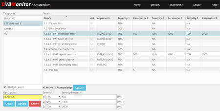 DVBMonitor: Templates